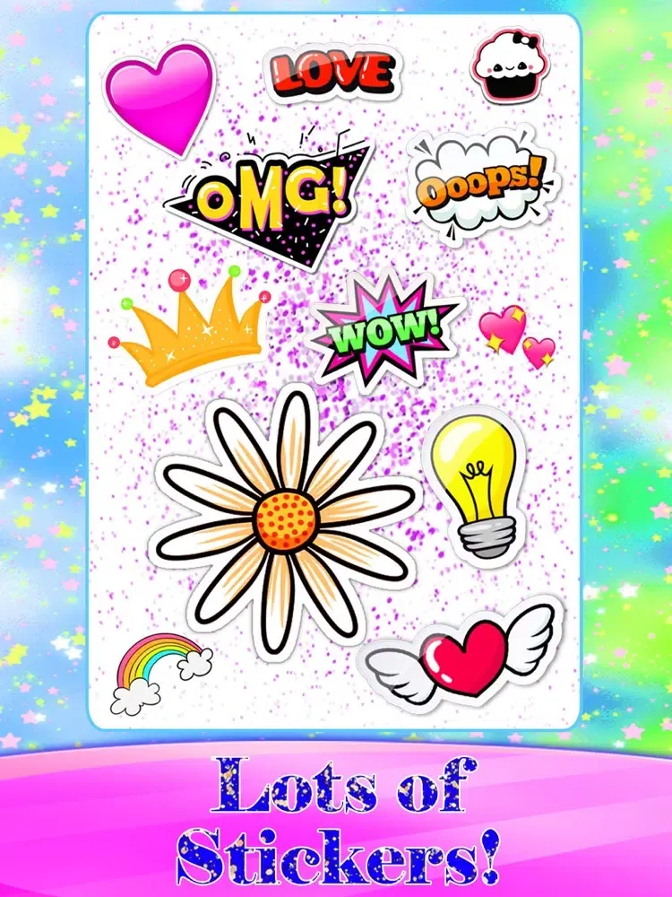 تصاویر Glitter Fashion Art Coloring iPad 