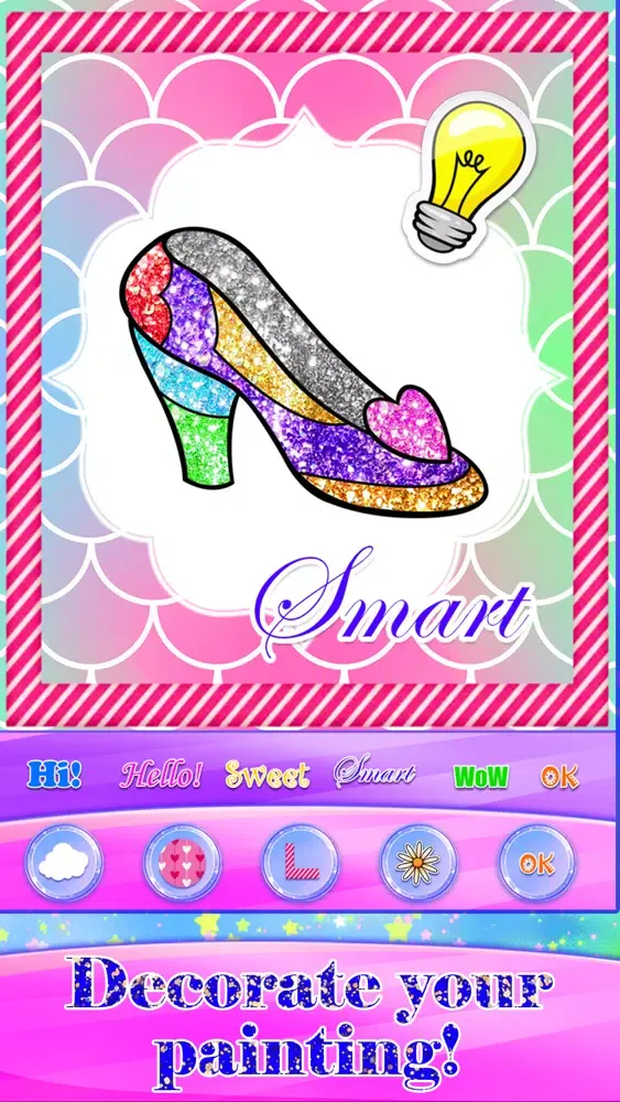 تصاویر Glitter Fashion Art Coloring
