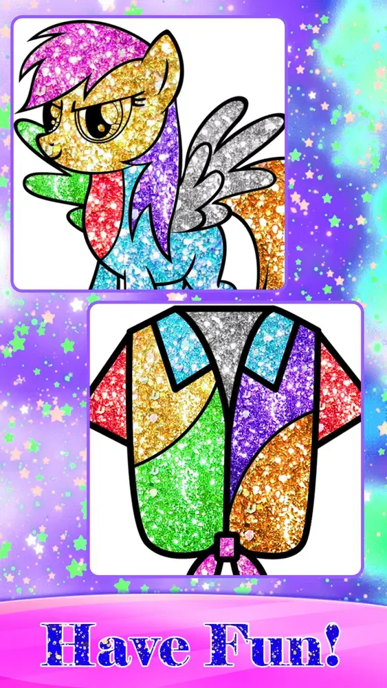 تصاویر Glitter Fashion Art Coloring