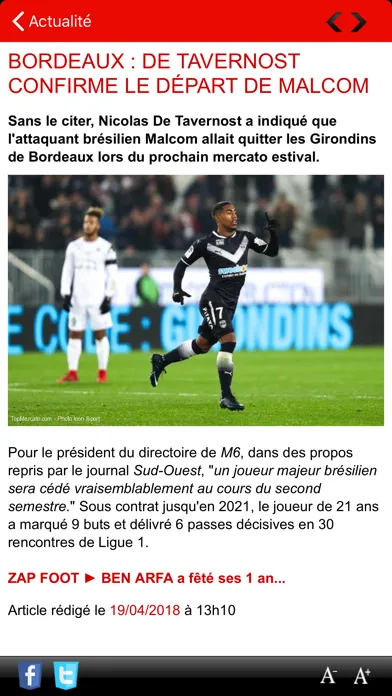 Capturas de pantalla de Top Mercato : transferts foot