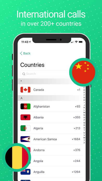 Screenshot di WeTalk- WiFi Calls & 2nd Phone