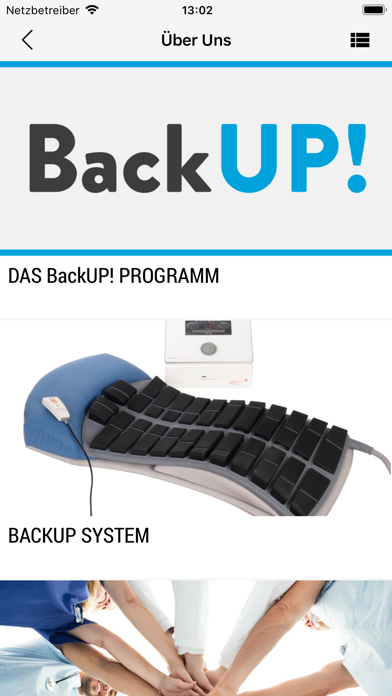 Tangkapan skrin BackUP! Rückenprogramm
