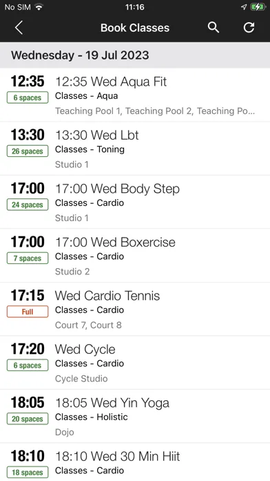 Screenshot di UB Sport&Fitness