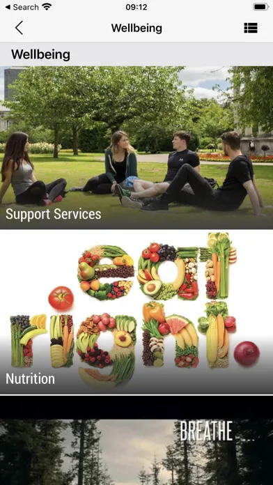 Zrzuty ekranu Cardiff Uni Sport