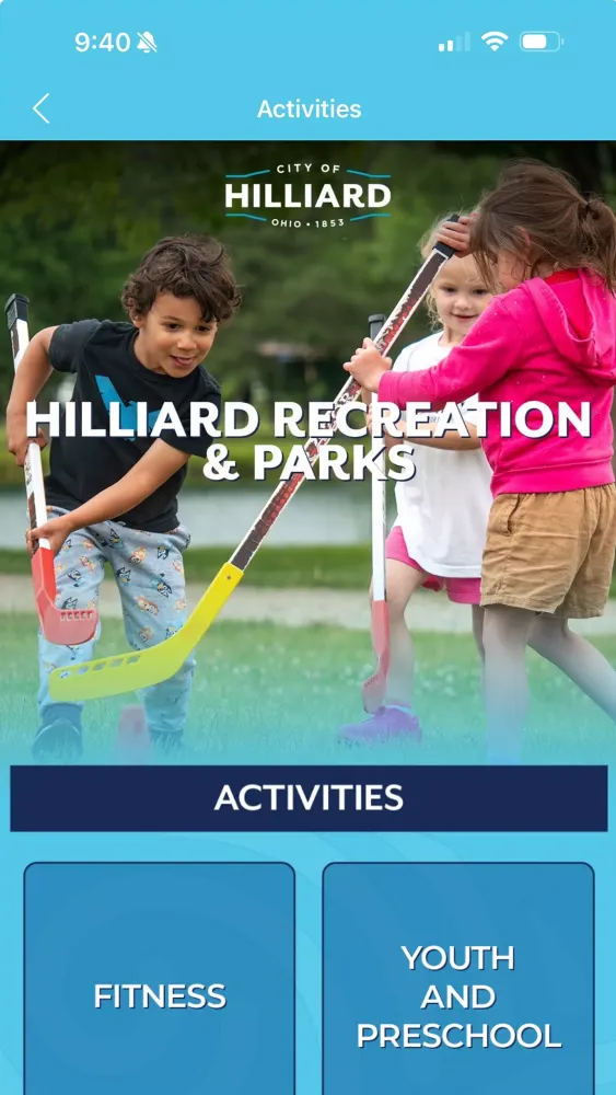 Hilliard Recreation and Parks スクリーンショット