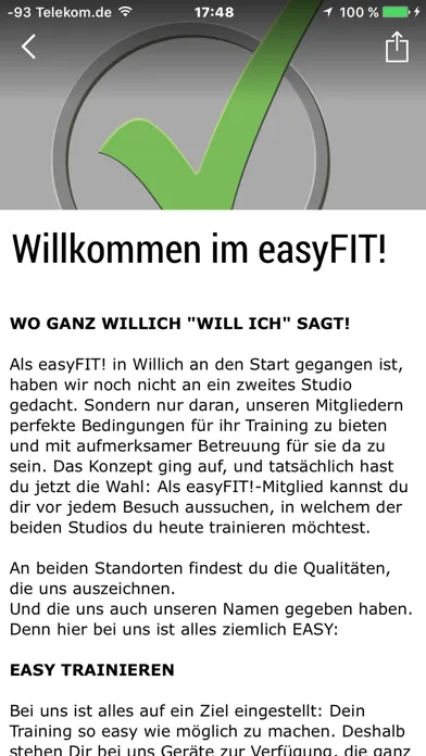 easyFIT Willich سکرین شاٹس