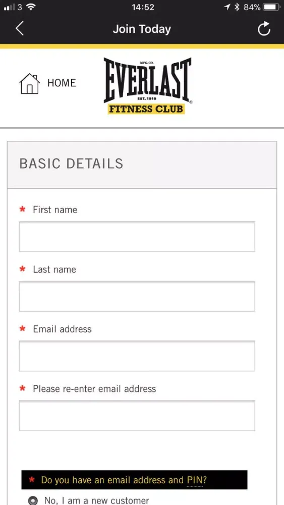Everlast Fitness Club应用截图