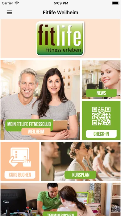 Capturas de tela do fitlife Fitnessclubs