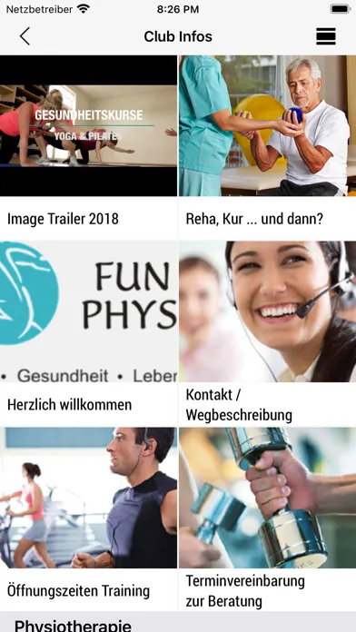 Therapie- und Trainingszentrum スクリーンショット