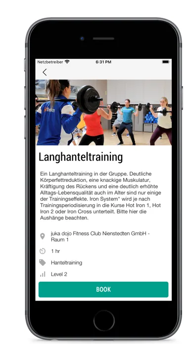 Juka Dojo Fitnessclub應用截圖