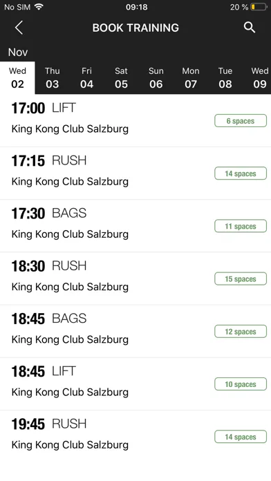 Tangkapan layar KING KONG CLUB