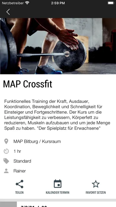 Ảnh chụp màn hình của MAP Bitburg
