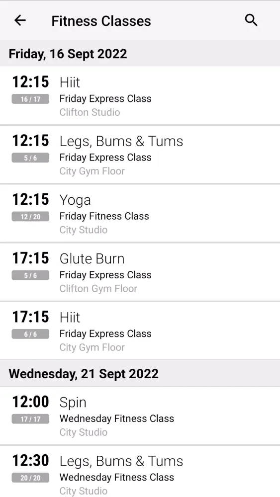 NTU Sport Screenshots