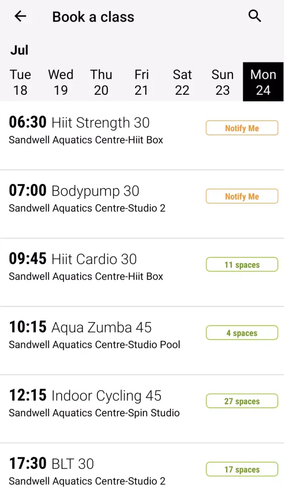 Screenshot di SLT Get Active