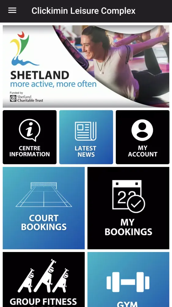Tangkapan skrin Shetland Recreational Trust