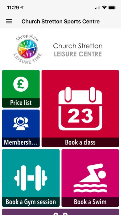 Tangkapan skrin Shropshire Leisure Time