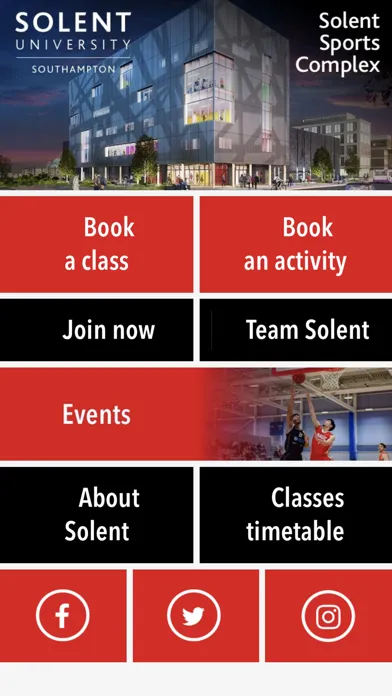 Tangkapan layar Solent Sport