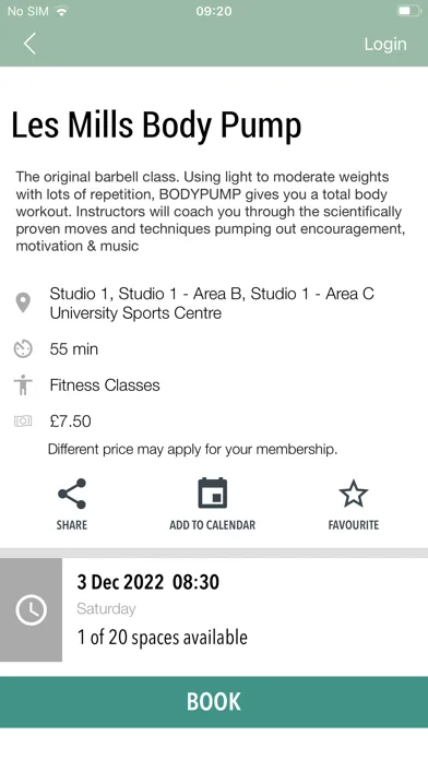 University of Cambridge Sport Screenshots