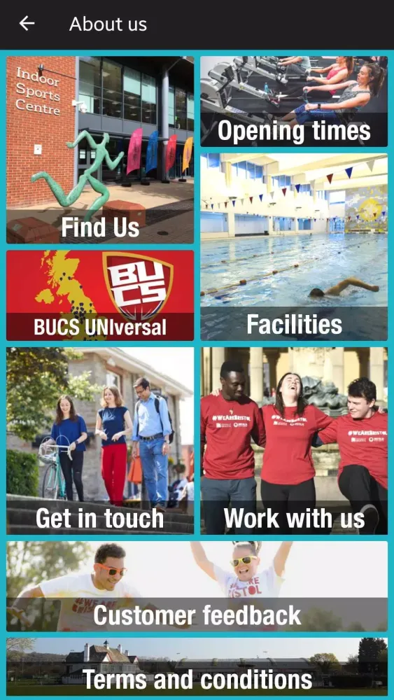 University of Bristol Sport Ekran Görüntüleri