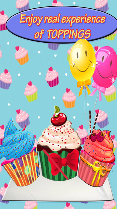 Capturas de tela do Candy Cupcake Maker Girls Game