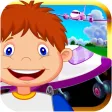 Kids airport baby Airlines adventures - little boys & girls games