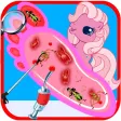 Little Crazy Pet Pony Foot doctor(dr) - baby games
