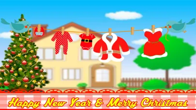 ภาพหน้าจอของ Santa Clothes Christmas Laundry 2014, Happy New Year 2015