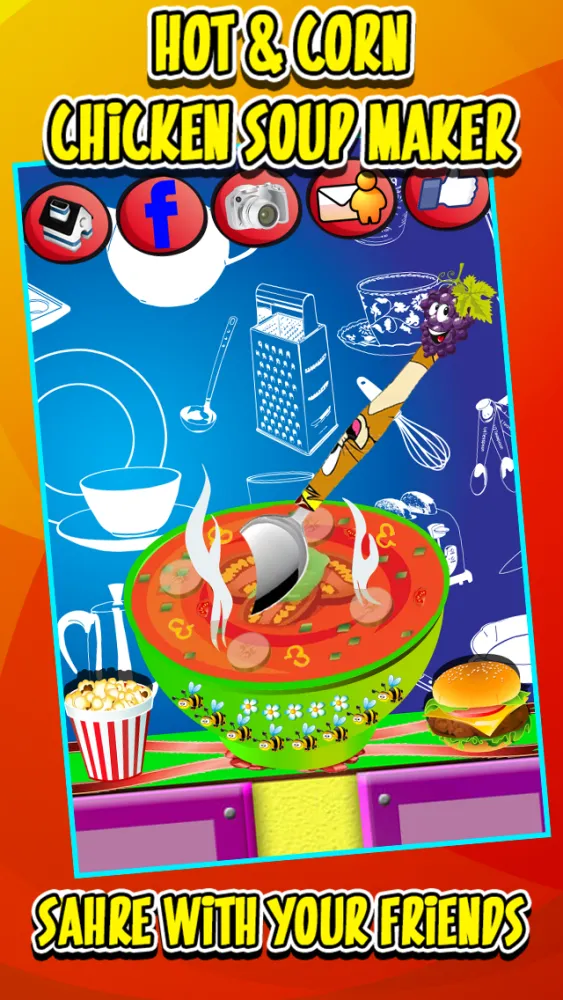 Zrzuty ekranu Hot & Corn, Chicken Soup Maker - Free Kids, Food Cooking Games