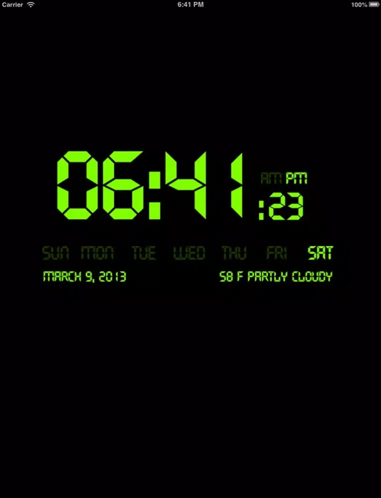 Sunrise-Sunset Alarm Clock iPad  Screenshots