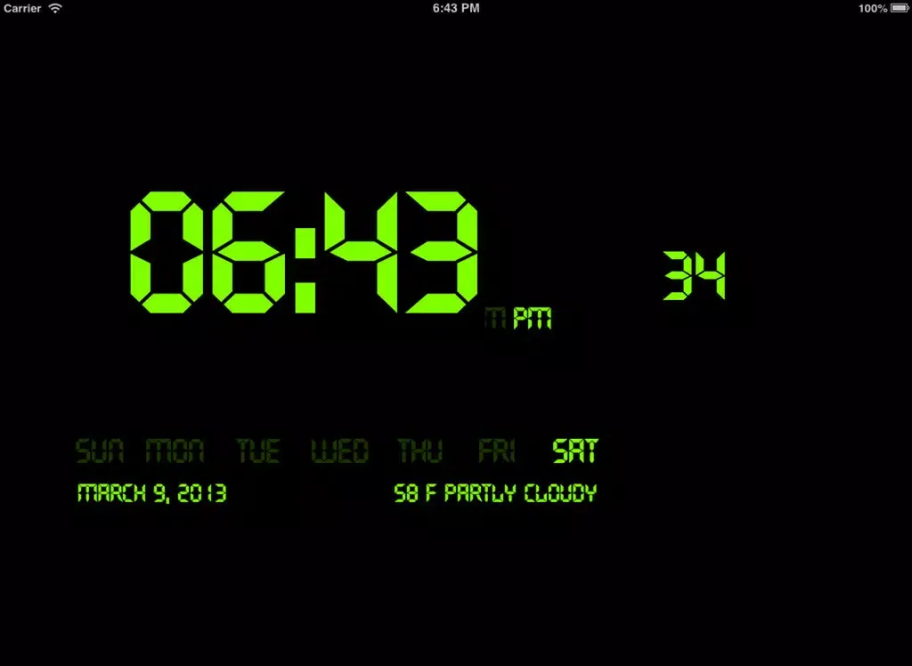 Sunrise-Sunset Alarm Clock iPad  Screenshots