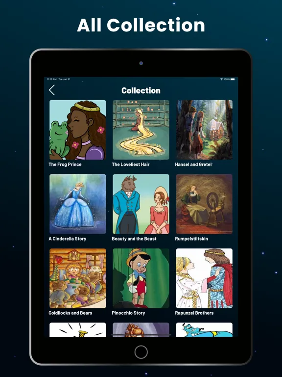 Tangkapan skrin Bedtime Stories For Kid Sleep iPad 