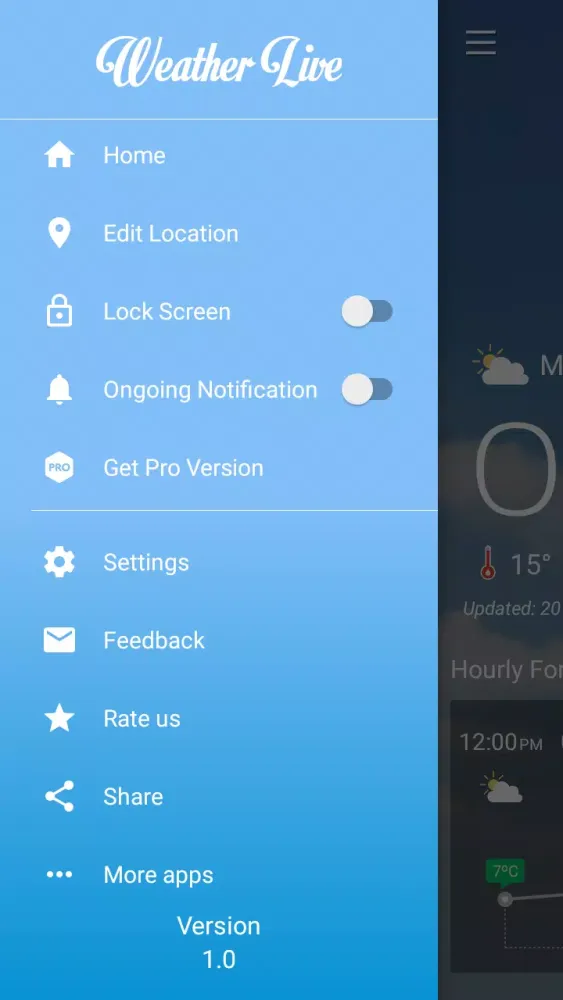 Weather Live Pro Screenshots