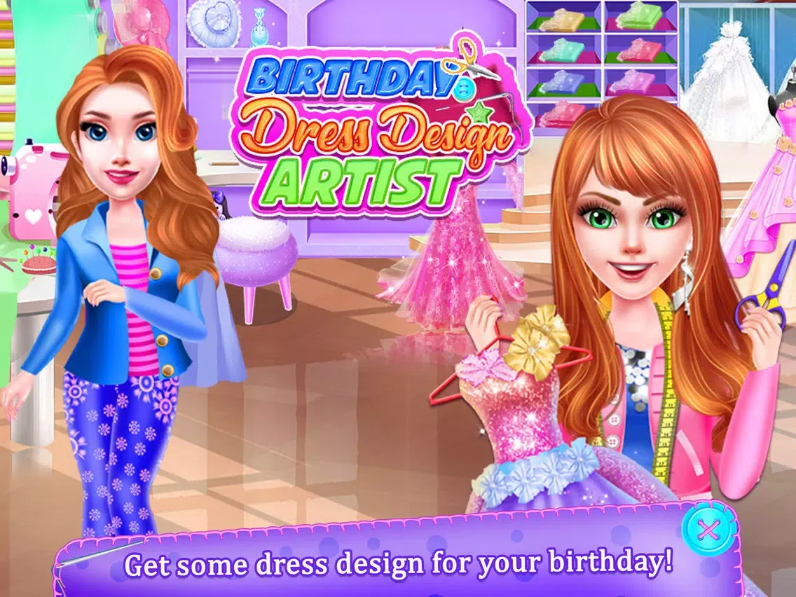 Ảnh chụp màn hình của Birthday Dress Design Artist iPad 