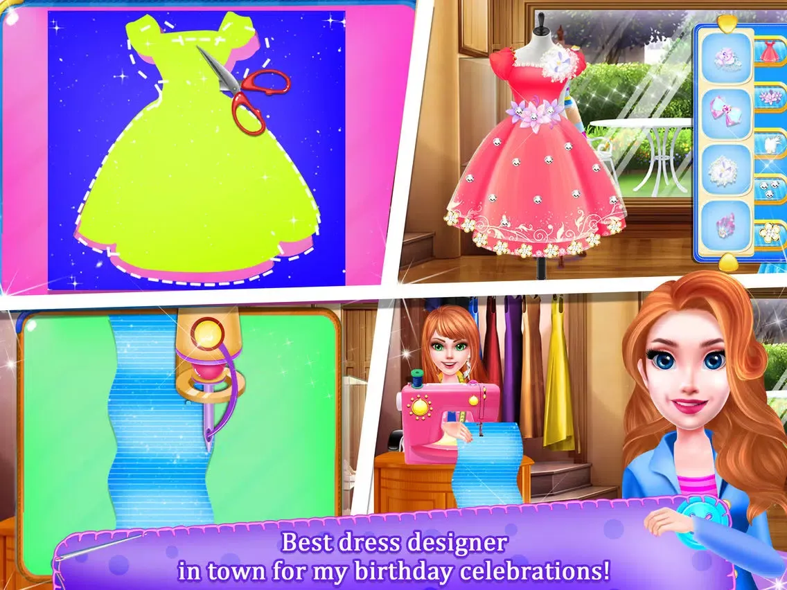 Ảnh chụp màn hình của Birthday Dress Design Artist iPad 