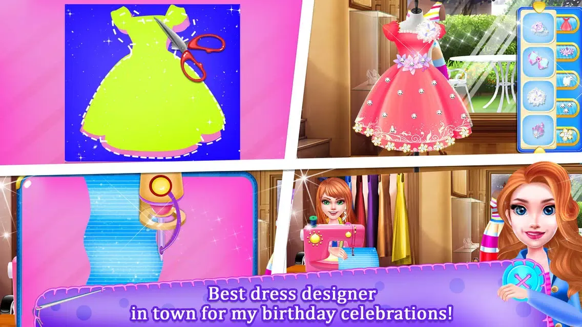 Ảnh chụp màn hình của Birthday Dress Design Artist