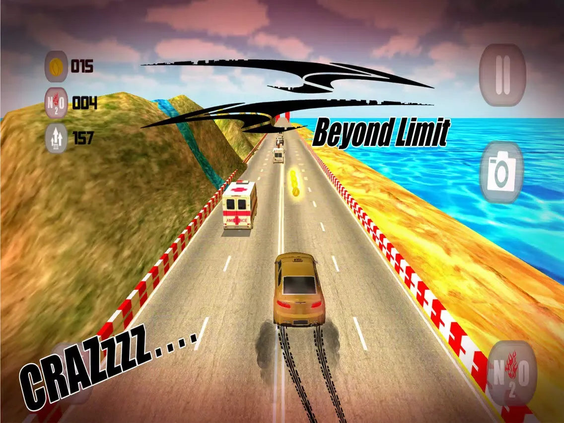 Taxi Driver Crazy Cars Traffic Racer 3D Simulator Racing Game iPad  Screenshots