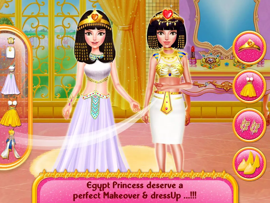 Tangkapan skrin Egypt Princess Royal House iPad 