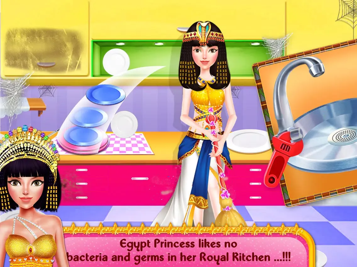 Tangkapan skrin Egypt Princess Royal House iPad 