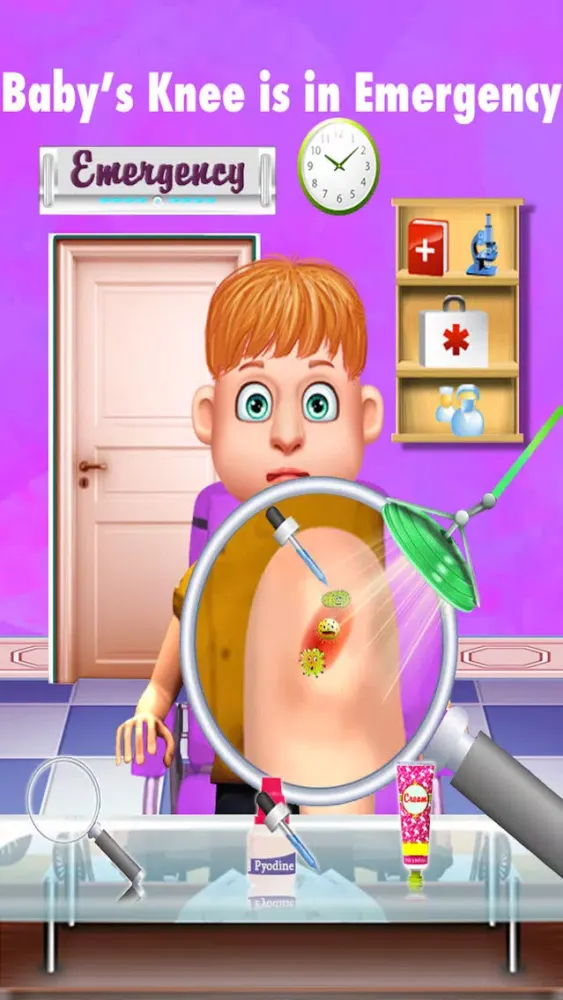 Baby Emergency Knee Surgery games for girls Screenshots