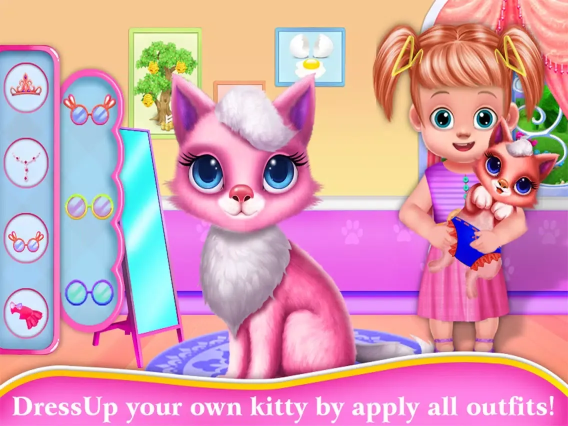 Capturas de pantalla de Mommy & Baby Kitty Daily Care iPad 