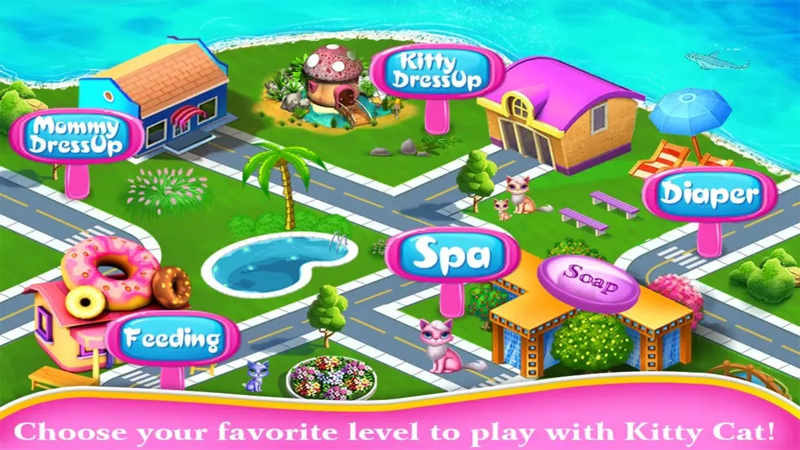 Capturas de pantalla de Mommy & Baby Kitty Daily Care