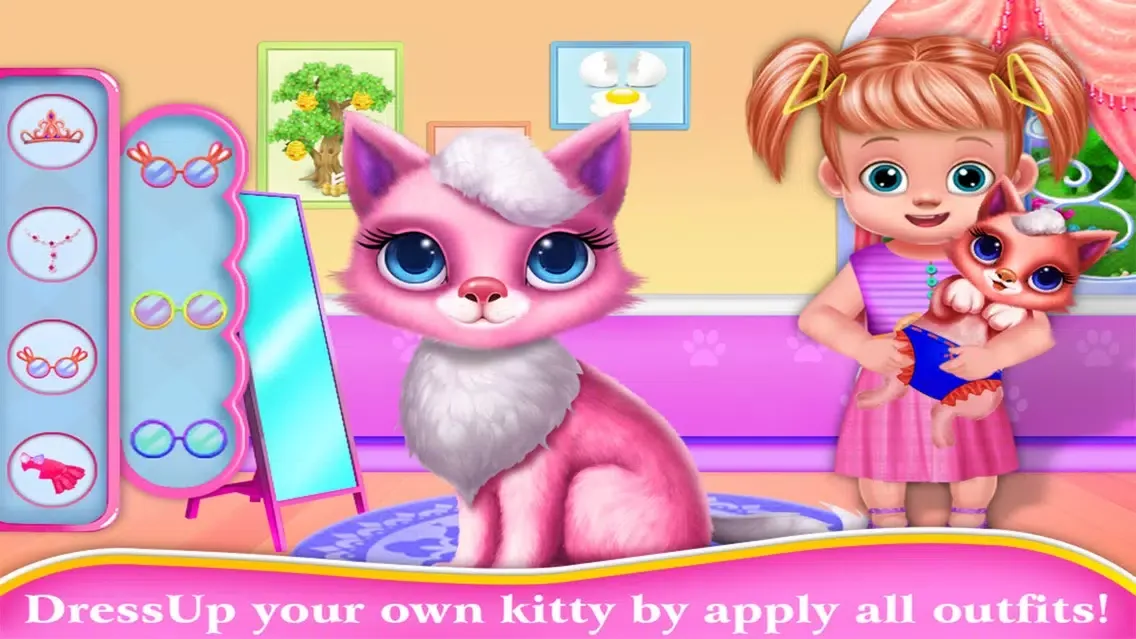 Capturas de pantalla de Mommy & Baby Kitty Daily Care