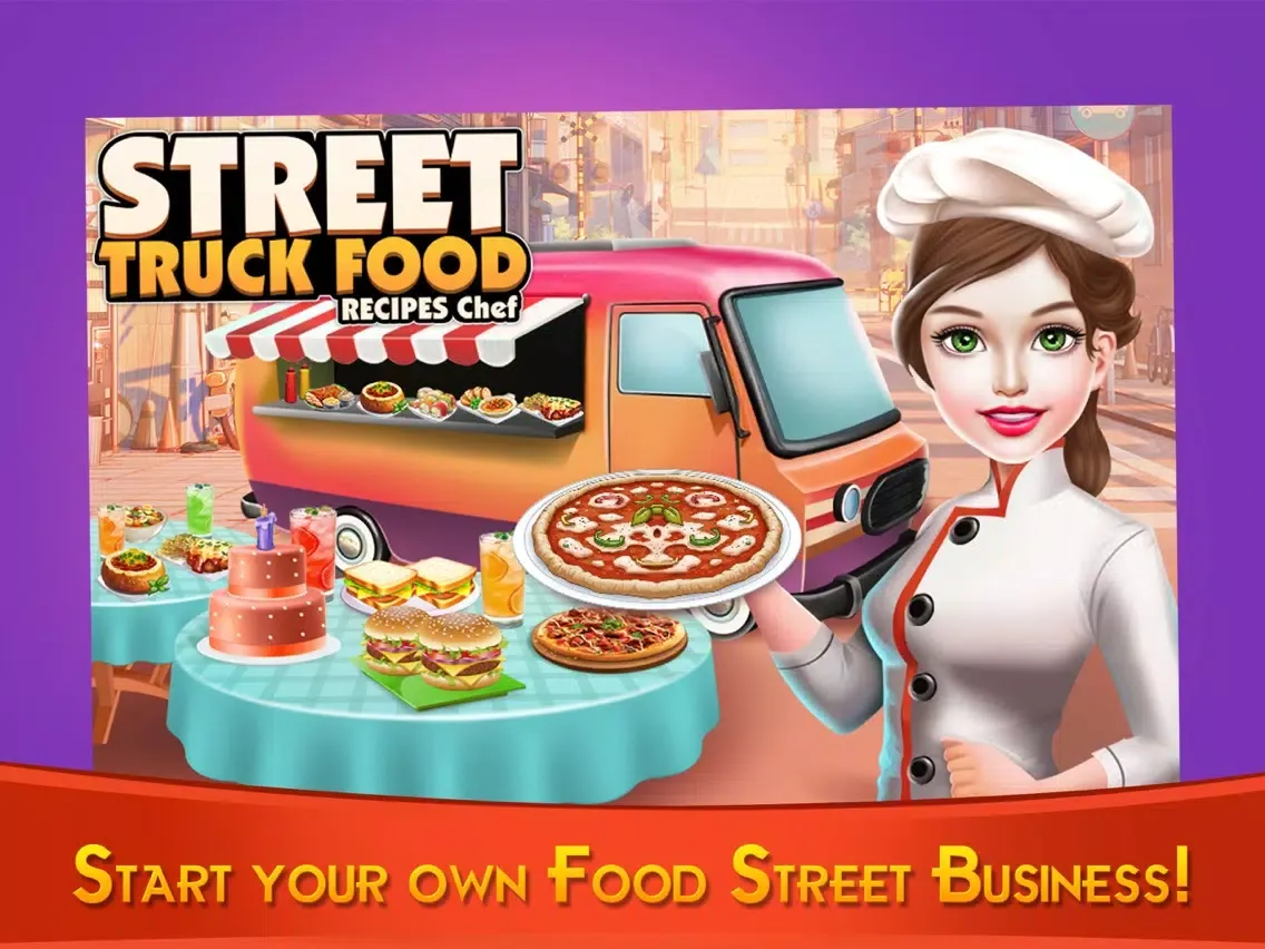 Captures d'écran de Street Truck Food Recipes Chef iPad 