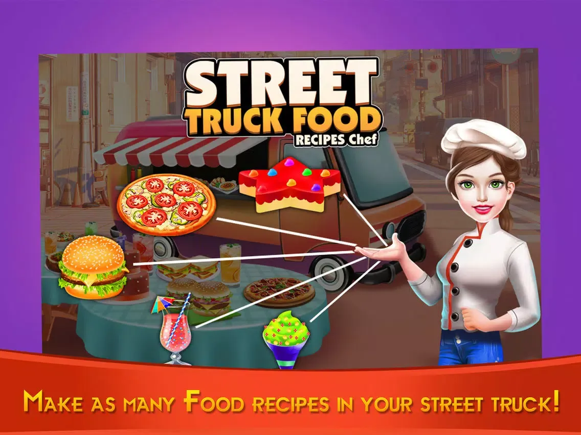 Captures d'écran de Street Truck Food Recipes Chef iPad 