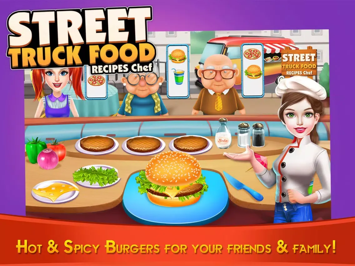 Captures d'écran de Street Truck Food Recipes Chef iPad 