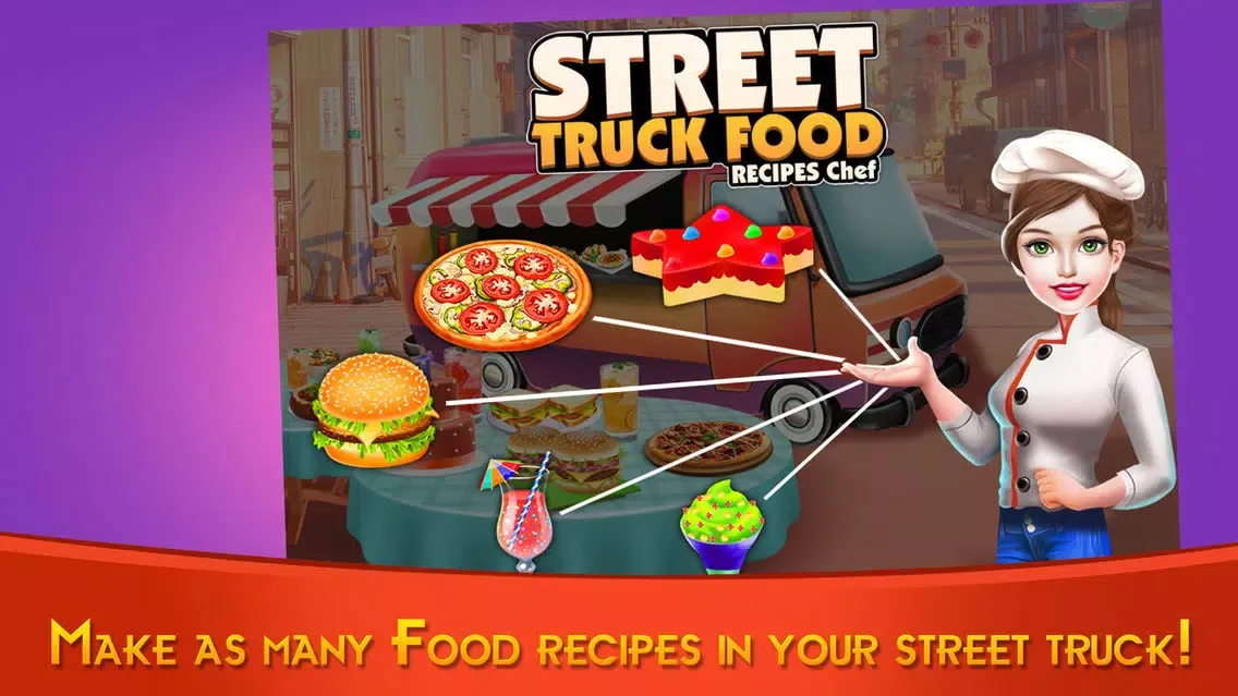 Captures d'écran de Street Truck Food Recipes Chef