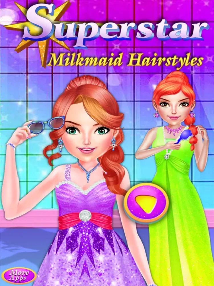 Superstar Milkmaid Hairstyles iPad  স্ক্রিনশট
