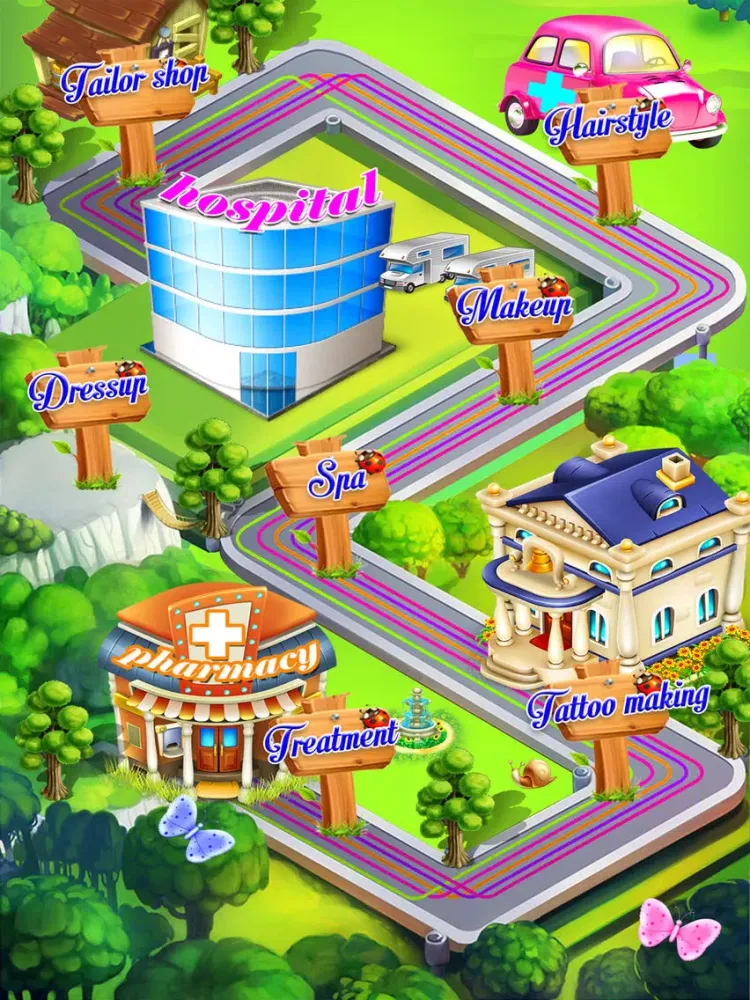 Ảnh chụp màn hình của Tattoo Surgery & Makeover games iPad 