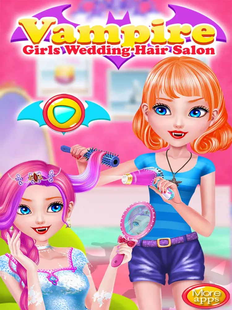 Vampire Girl Wedding HairSalon iPad 應用截圖