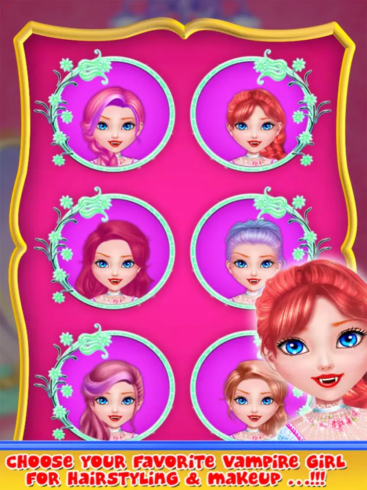 Vampire Girl Wedding HairSalon iPad 應用截圖
